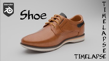 Creating Elegant Bruno Marc Shoe in Blender: 3D Modeling Timelapse