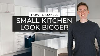 12 Design Tricks To Make A Small Kitchen Look & Feel Bigger