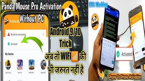panda mouse pro activation trick  without pc problem solved done