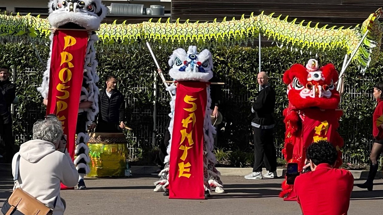 Lần  Đầu Đi  Coi Múa Lân Của  Người  Hoa  Tại PHÁP Sẻ  Như Sao ? Có  Giống  Ở  Việt  Nam  Kg Nhỉ ?