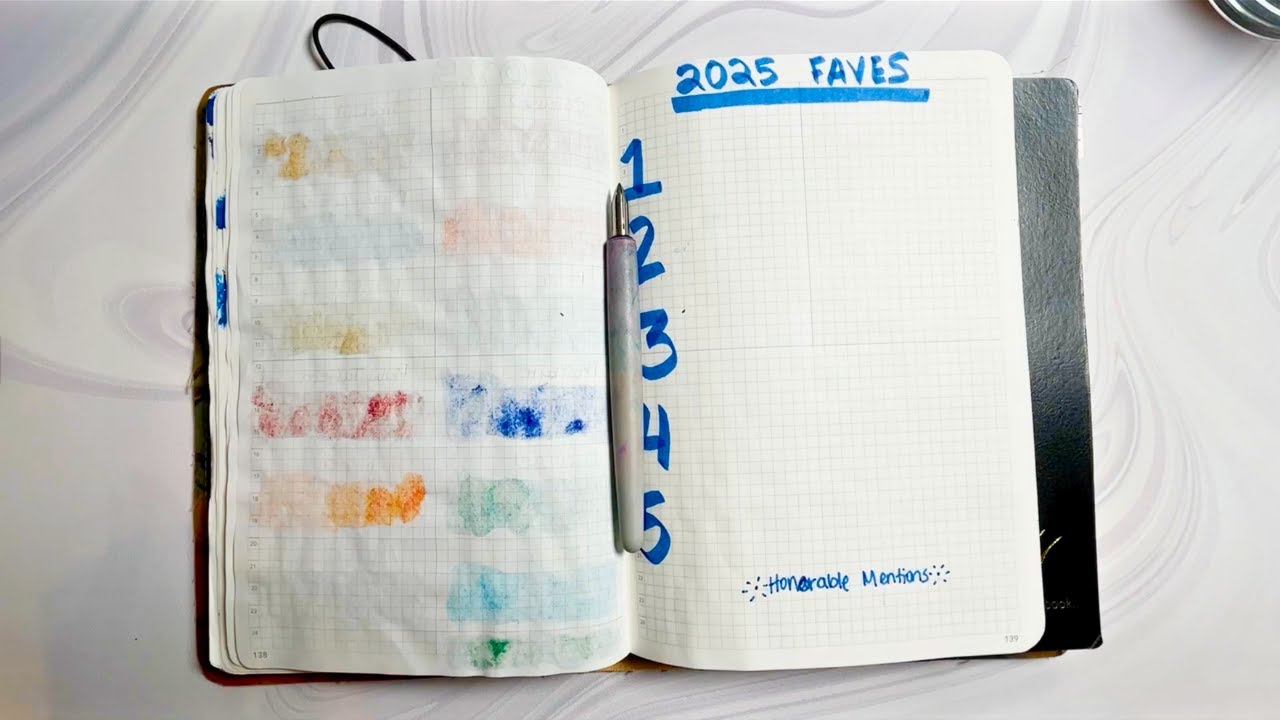 Мои 5 любимых чернил для перьевых ручек 2025 года