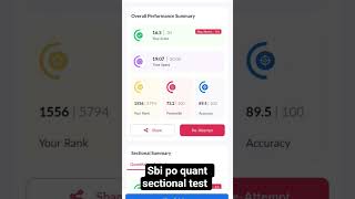 #sbi po quant sectional test.#sbipoclerk..#rrbclerkpo#ibpsclerkpo..#rbiassistant#idbijam#viralvideo
