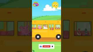 Wheels on the Bus | Farm | Nursery Rhymes | Kids Song | Animal song | Little Finger Rhymes