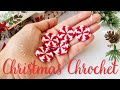 Unbelievably Easy Chrochet Christmas Peppermint Candy Ornaments 