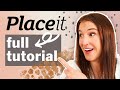 COMPLETE PLACEIT TUTORIAL 2022 (How to Create Digital Products and Graphic Designs on PlaceIt)