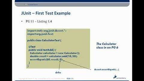 Intertech - Complete Express JUnit Training - Chapter 1