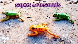 Nova técnica para fazer sapo de jardim  #sapo #jardim #artesanatocomcimento #feitoamao #feitopormim 
