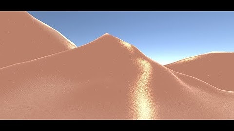 Journey Sand Shader Test in Unity, First Phase