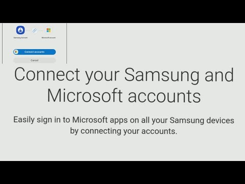 How to connect Samsung account to Microsoft account on phone | Samsung cloud to onedrive