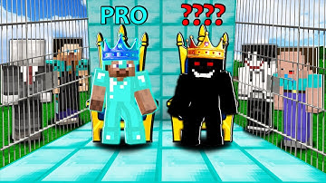 PRO VÀ KẺ XẤU TRỞ THÀNH VUA SAU KHI BẮT ĐƯỢC SLENDERMAN VÀ ÔNG THỢ RÈN TRONG MINECRAFT