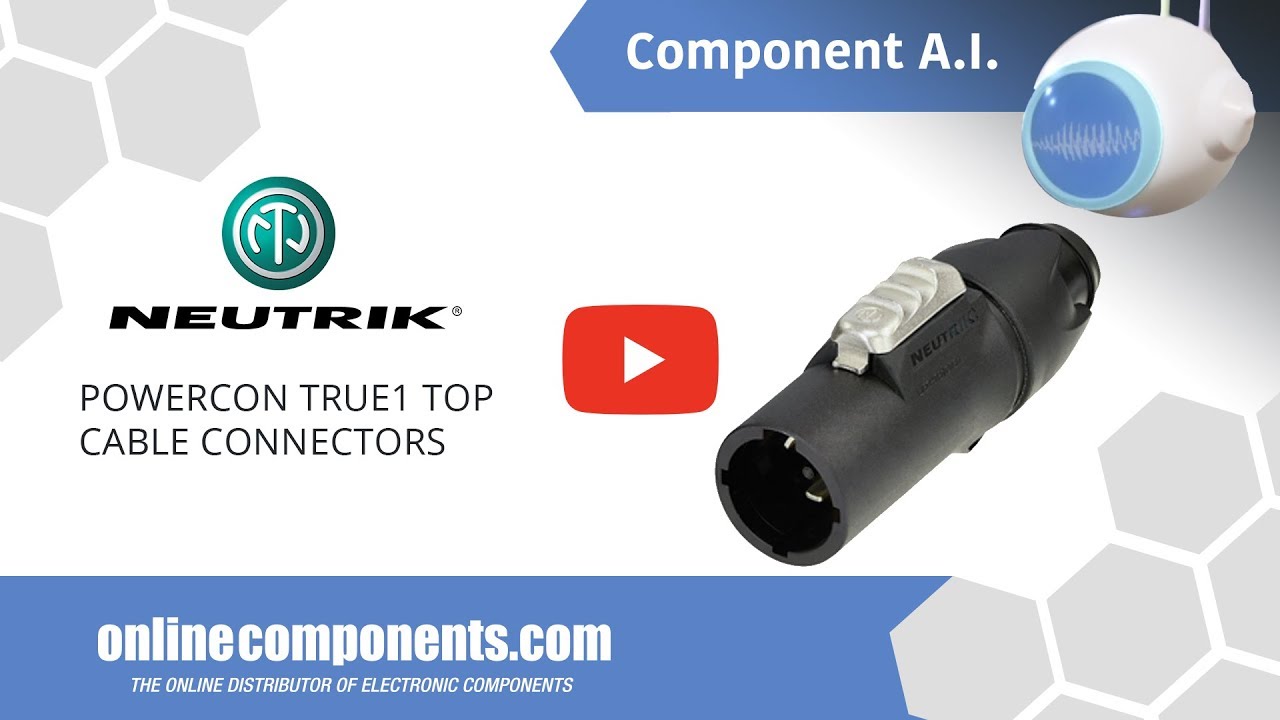 Component A.I.: Neutrik powerCON TRUE1 TOP Cable Connectors