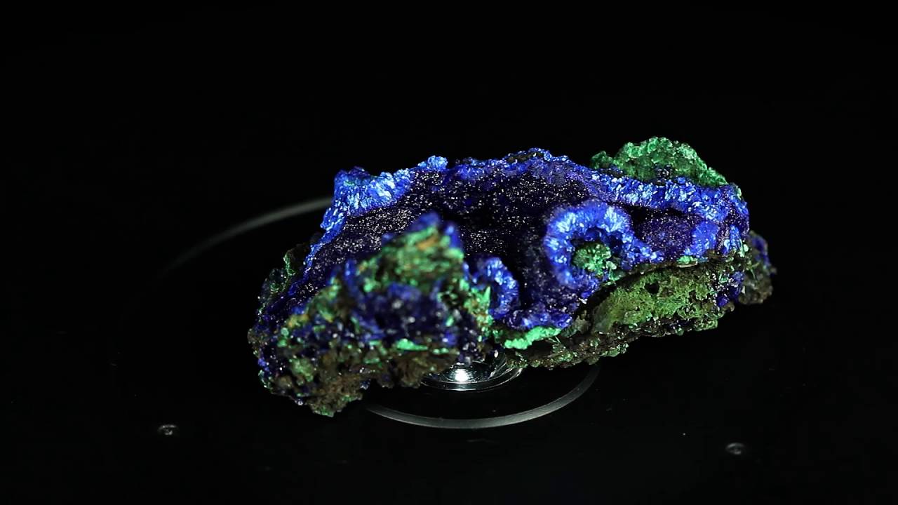 m398 Azurite Malachite Cluster