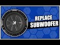 How to Replace the Subwoofer in a Lexus ES300