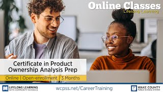 WCPSS Career Training Program - Certificate in Product Ownership Analysis (CPOA) Prep