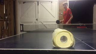 Impossible ping pong trick shots