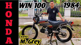 For sale Honda Win 100 ❗ Year 1984 color M Grey