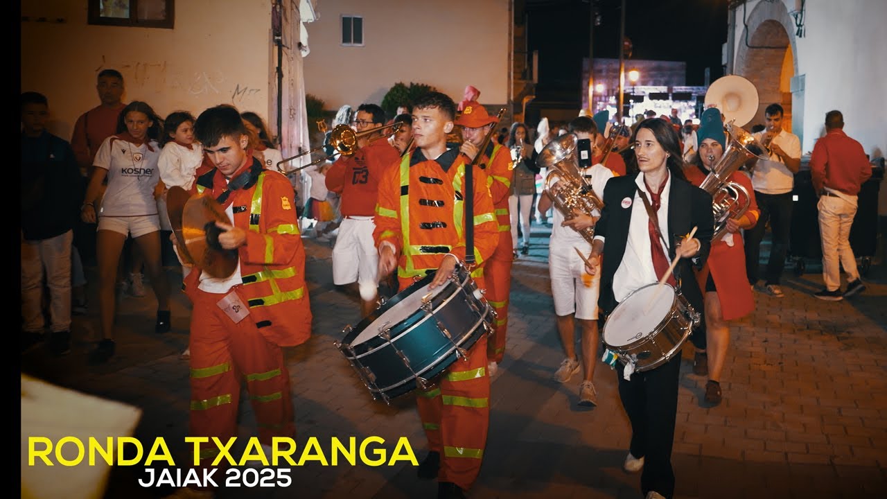 Ronda txaranga fiestas Aibar-Oibar 2025