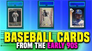 Top 25 Baseball Cards from the Early 90's Recently sold on eBay #baseballcards