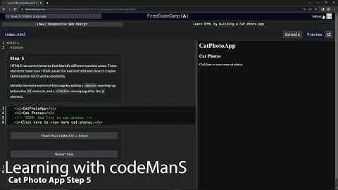 Learn HTML by Building a Cat Photo App - Step 5