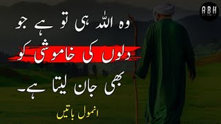 He is ALLAH, who knows the silence of hearts || Anmol baaten || ALFAZ BOLTY HAIN