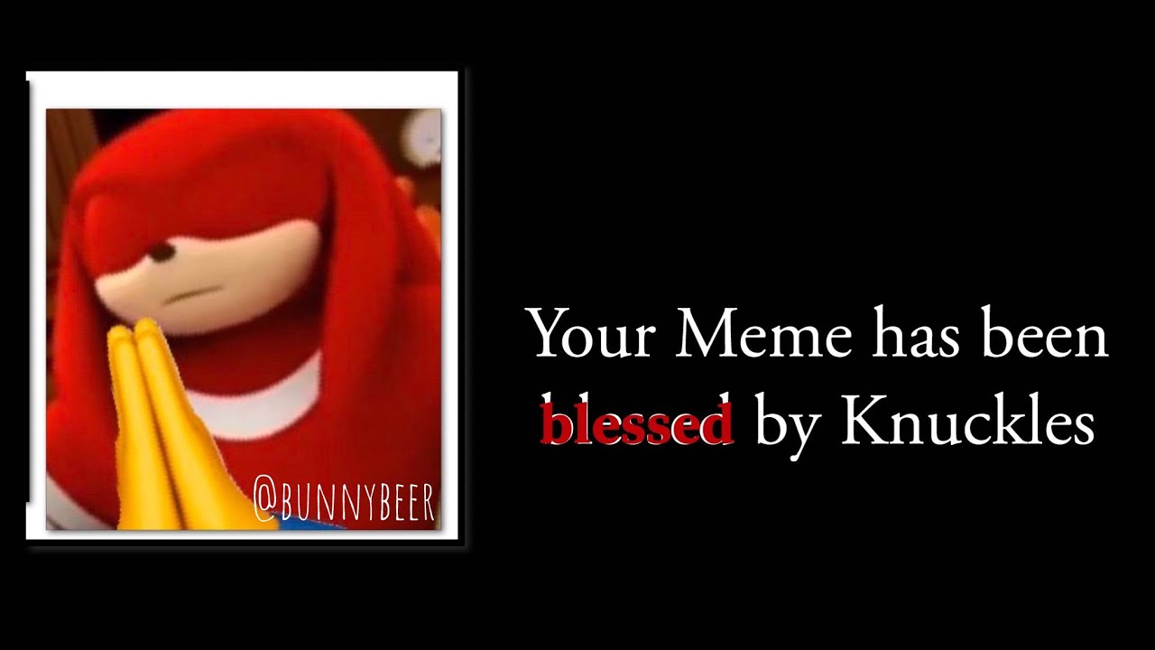 Knuckles Meme Approved | Knuckles Meme Blessed