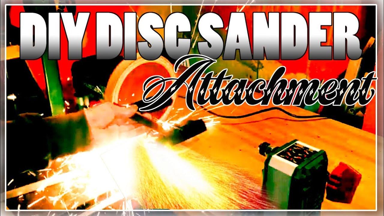DIY Disc sander attachment for Parkside wood Lathe from Lidl, works on