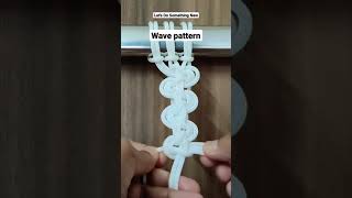 Macrame Wave Pattern Tutorial | #shorts