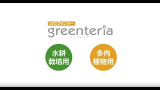 LEDプランター「グリンテリア」greenteria 水耕栽培/多肉植物