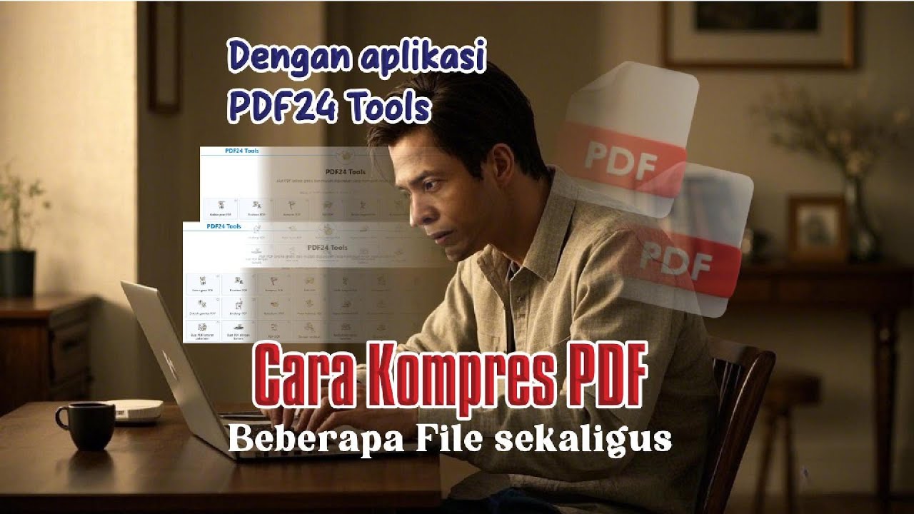 SOLUSI MEMPERKECIL UKURAN FILE PDF DENGAN PDF24 TOOLS SECARA ONLINE.