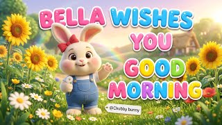 Good Morning Song for Kids 🐰☀️ | Bella Bunny | Fun Morning Rhymes & Songs