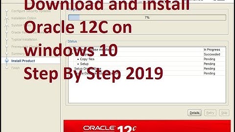 how to download and install oracle 12c on windows 10