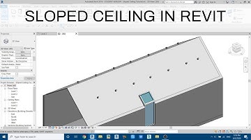 Sloped Ceiling in Revit Tutorial | Revit Tips and Tricks