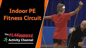 Indoor PE Fitness Circuit for Class (Ep. 61 Indoor Fitness Circuit)