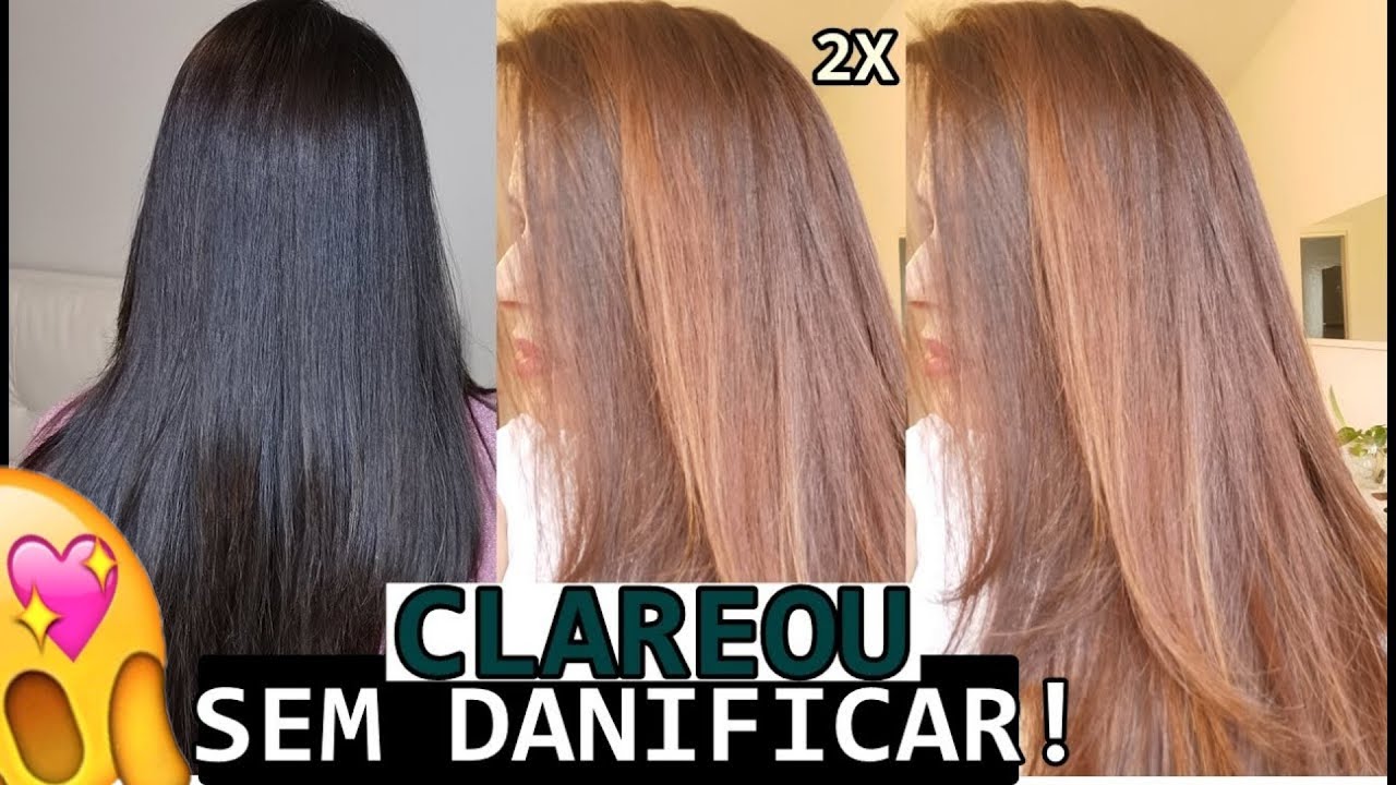 COMO FAZER UMA SHAMPOOZADA SEM DANIFICAR O CABELO | CLAREANDO O CABELO EM CASA 😍