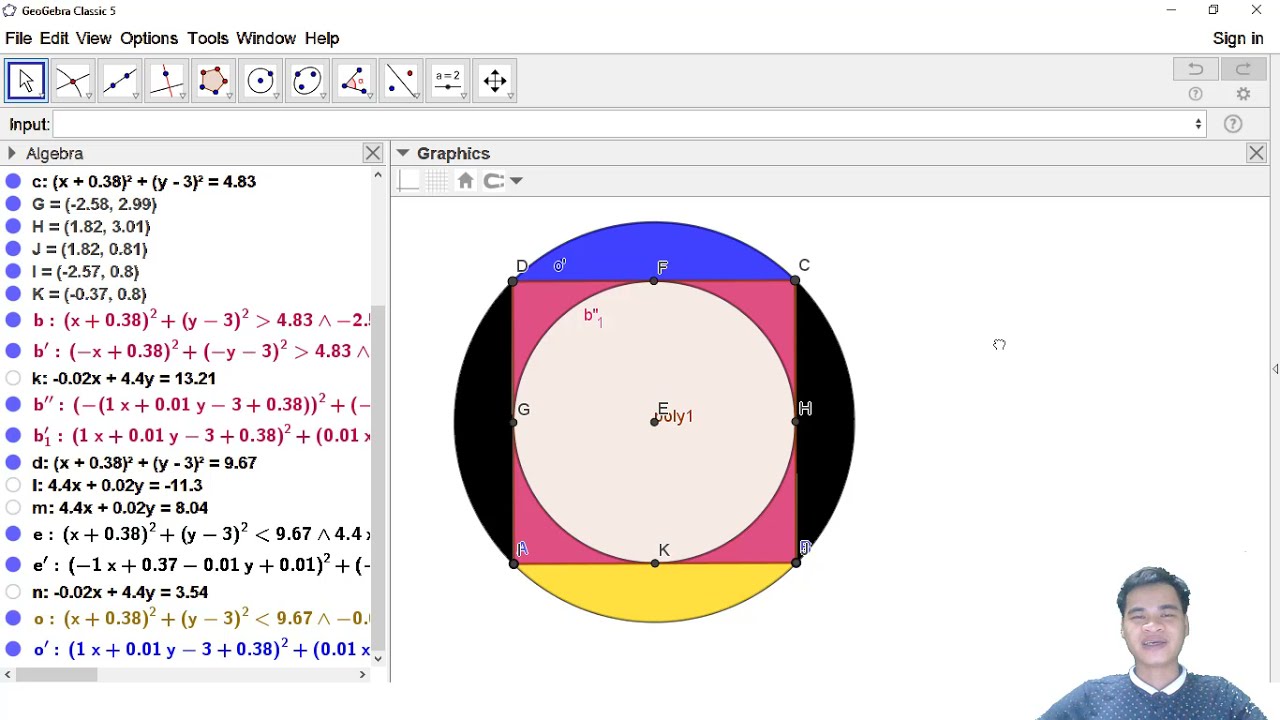 #Geogebra-Tô Màu Trong Geogebra Dùng Bất Đẳng Thức - Youtube