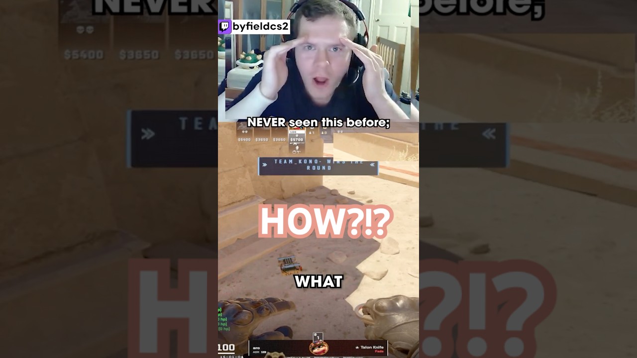 1 IN A MILLION DOUBLE DISCONNECT CLUTCH #cs2 #byfieldcs2 #cs2moments #cs2funny #faceit