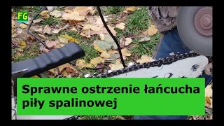 Sprawne ostrzenie lańcucha piły spalinowej