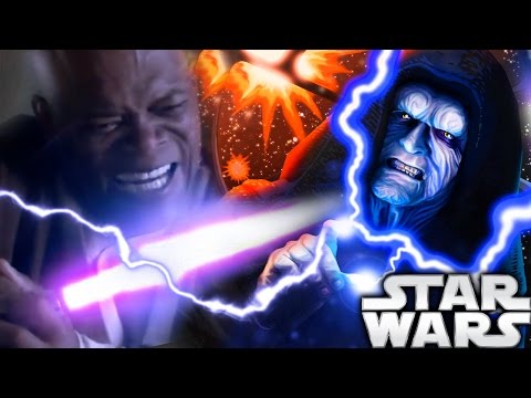 How Palpatine BENT Mace Windu's Lightsaber Blade in Revenge of the Sith (Canon) Star Wars Explained