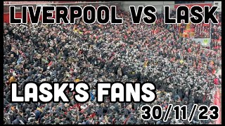 Liverpool vs Lask | Lask's Fans