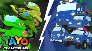 Download Lagu 🎵 Rescue Team VS Zombie Motorcycles! | Let’s Bother Everyone! | Tayo Halloween Song for Kids MP3