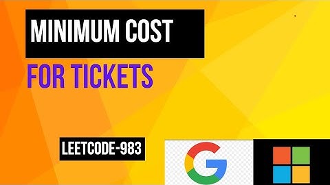 Minimum Cost For Tickets | LeetCode 983 | Dynamic Programming | must do DP | leetcode potd | top DP