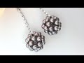 Pearl earrings/earrings beads/how to make earrings/Серьги из бусин/Жемчужные серьги/@CiceroAlencar
