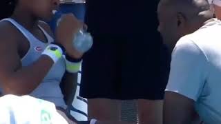 Coco Gauff telling her dad not to Curse! 😂👏🏼 #wta #wtatennis #wtaplayer #tennis #gauff