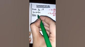 Calculus Maths Differentiation / y=sin3x Find y2 #short #shorts #youtubeshort #mathematics