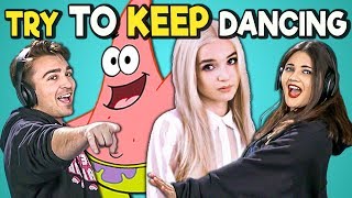 College Kids React To Try To Keep Dancing Challenge (Poppy! Despacito! CSPAN?)