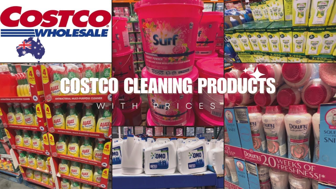 COSTCO SHOPPING CLEANING SUPPLIES with prices 🇦🇺 Costco shop with me