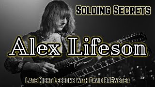 Soloing Secrets - Alex Lifeson