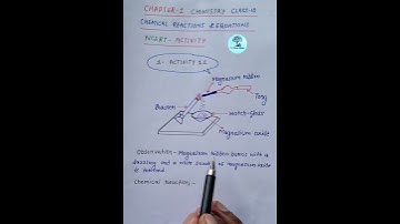 Activity 1.1 NCERT Chapter-1 Class10| All activities chemistry Class10| chemical reactions