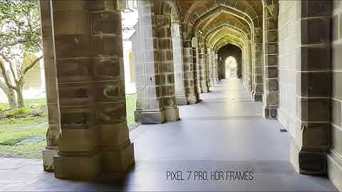 Gaussian Splatting (HDR frames), Old Quad, University of Melbourne, Pixel 7 Pro