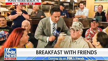 Fox Host Humiliates Himself Trying To Find A Single DeSantis Supporter At Florida Diner